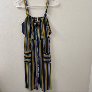 xhilaration romper striped small
